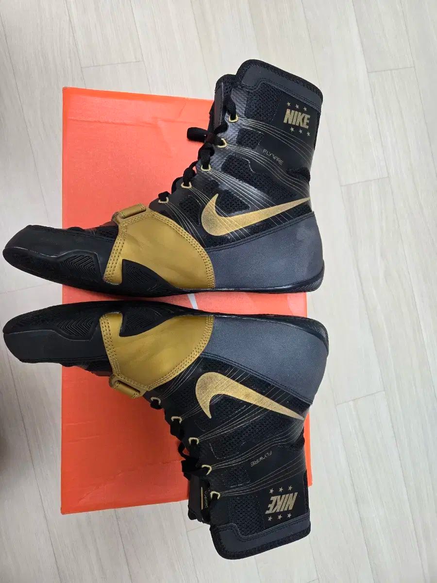 NIKE ナイキ ハイパー KO ボクシング シューズ ブラック|ゴールド 275