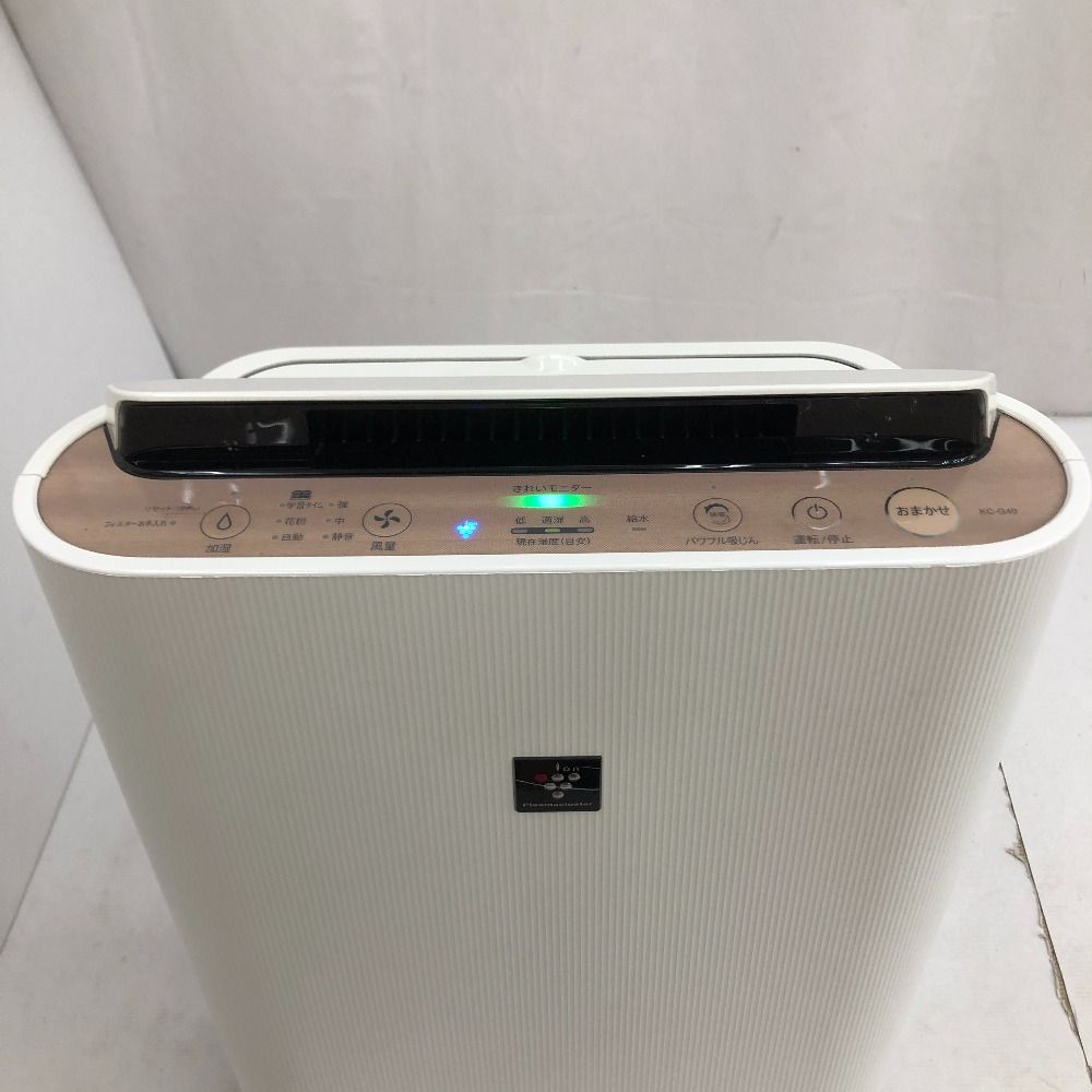 03w17084/【動作品】SHARP シャープ KC-G40-W 加湿空気清浄機 18畳