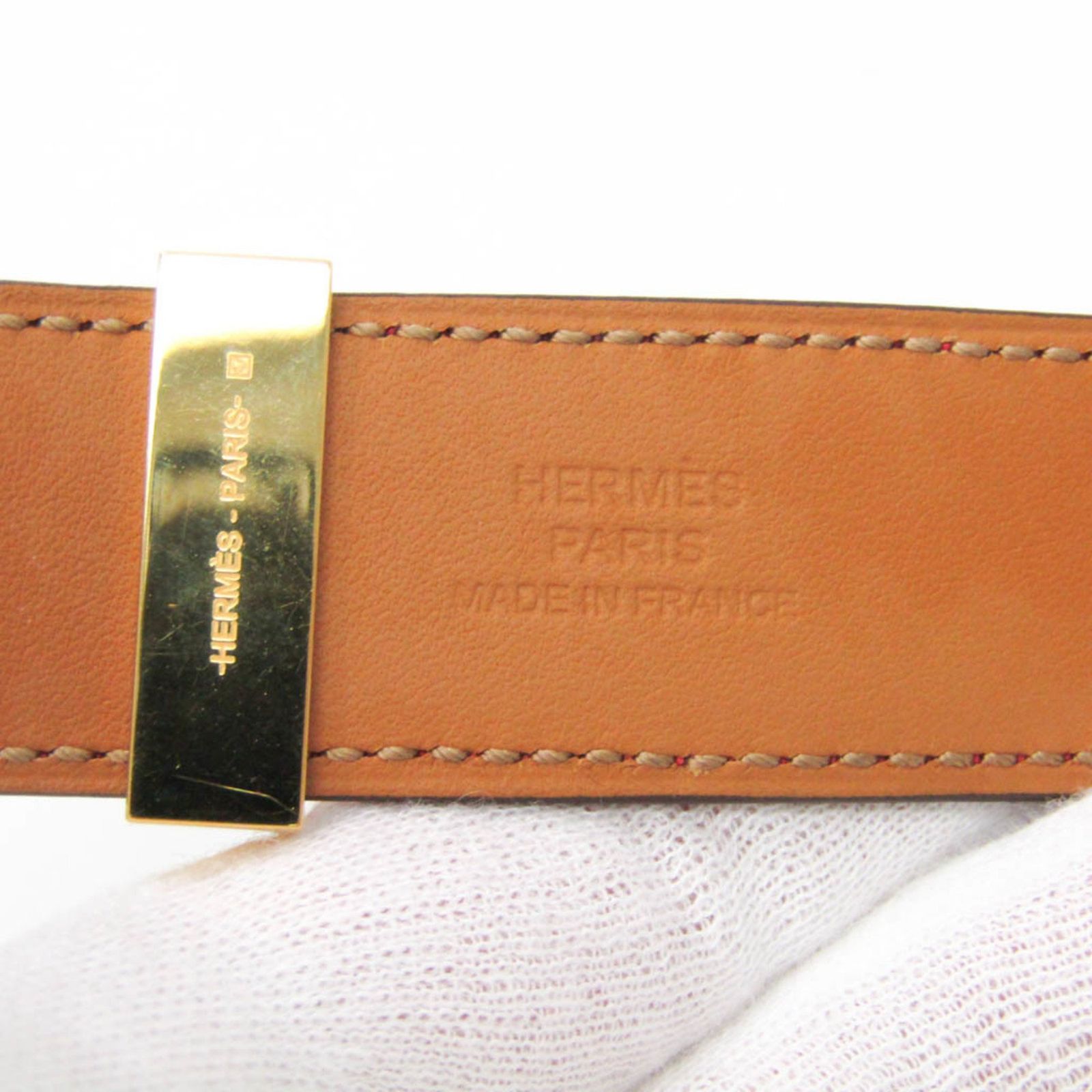 エルメス(Hermes) コリエ・ド・シアン 24 レザー,メタル バングル 
