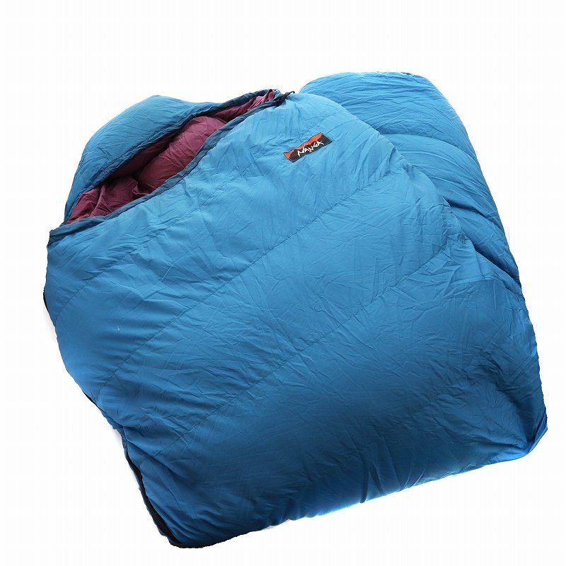 ナンガ NANGA 寝袋 シュラフ ダウン 青 ブルー 紫 パープル ベスト