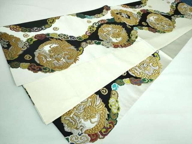 平和屋本店■極上　六通柄袋帯　唐織　龍　金銀糸　逸品　DZAA5710kh5 平和屋本店□極上 六通柄袋帯 唐織 龍 金銀糸 逸品 DZAA5710kh5 - メルカリ