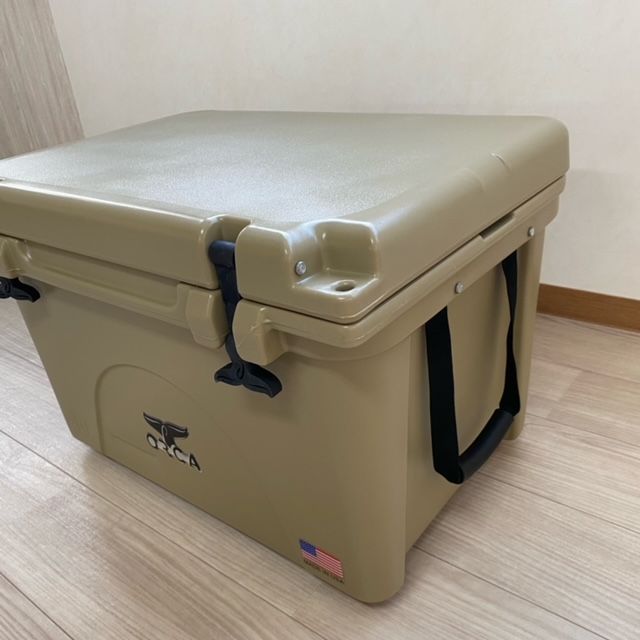 524】<<新品未使用>>オルカ ORCA クーラーボックス 40QT 約38L Tan 