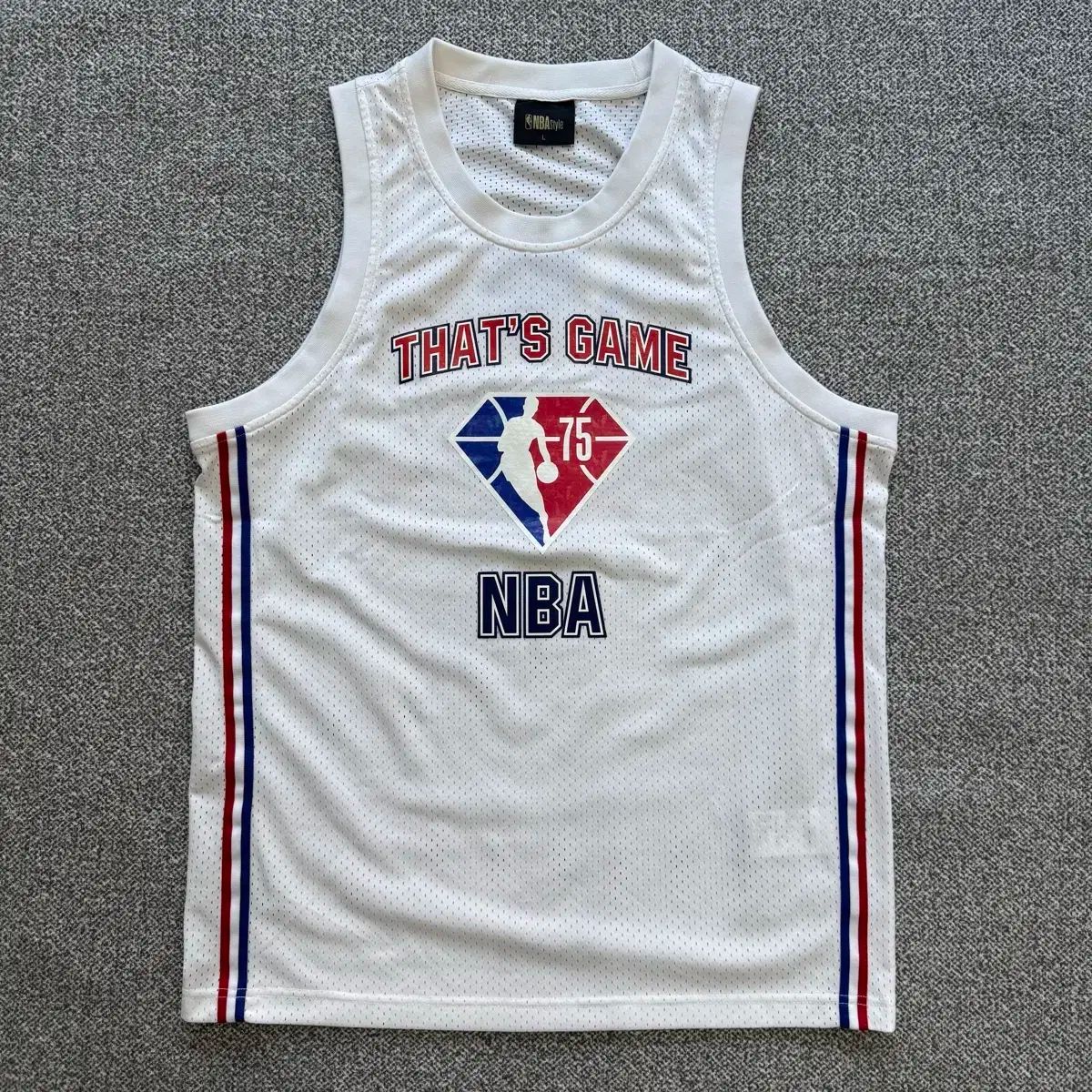 NBA 75 記念日 メッシュ ノースリーブ