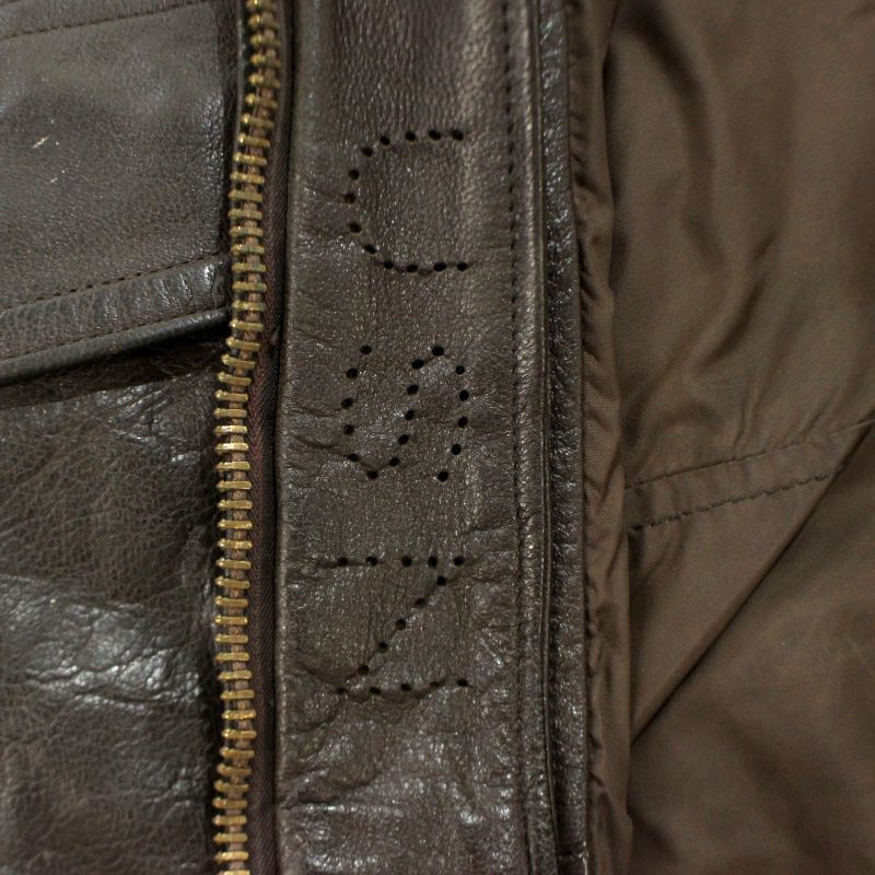 70s USA製 vintage U.S.NAVY G-1 フライト 7823D レザージャケット