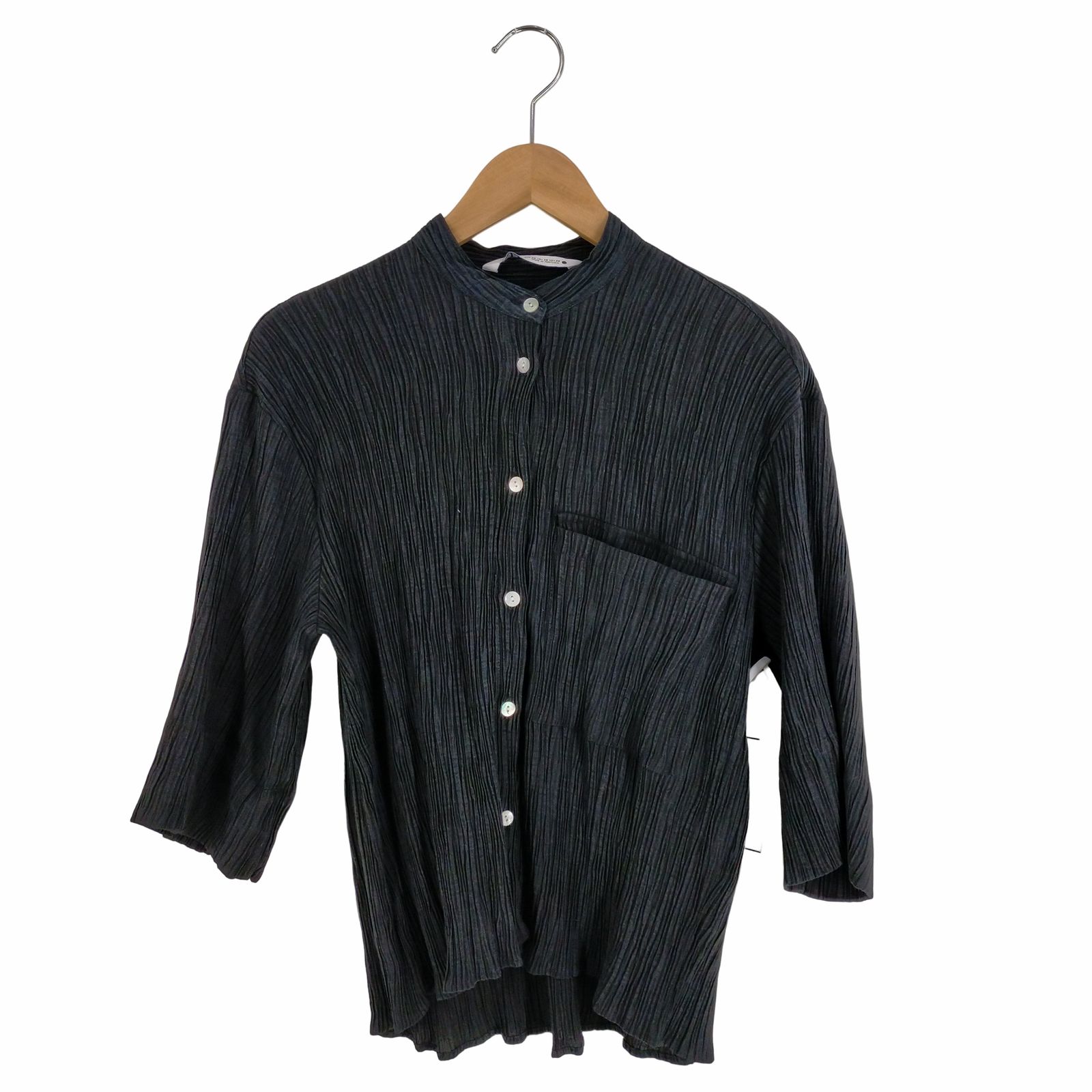 ザラ ZARA TEXTURED SHIRT レディース JPN：XS - メルカリ