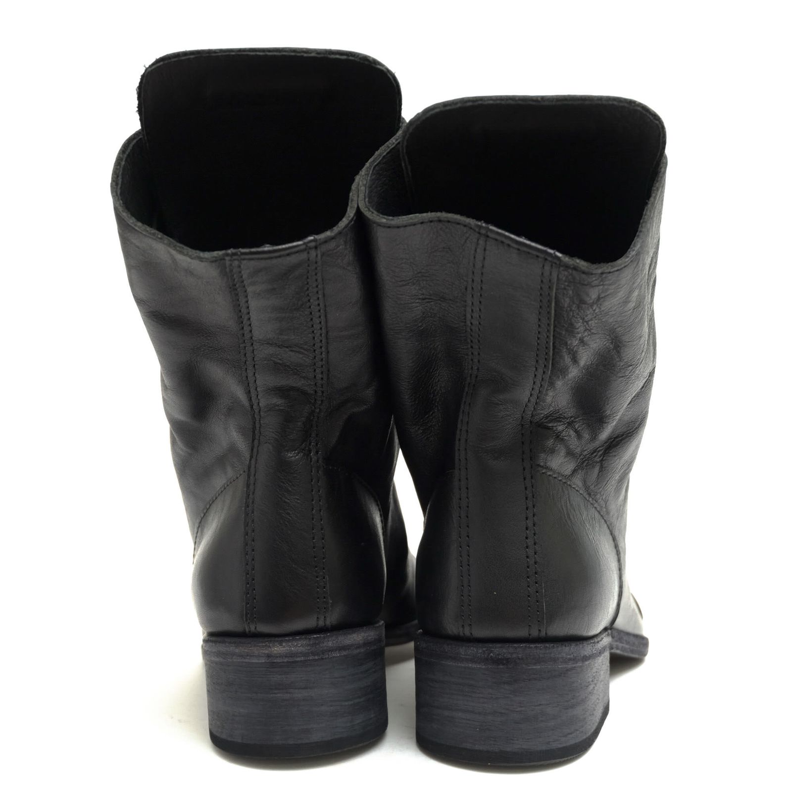 モンクレール MONCLER サイドゴア チェルシー ブーツ ショート レザー