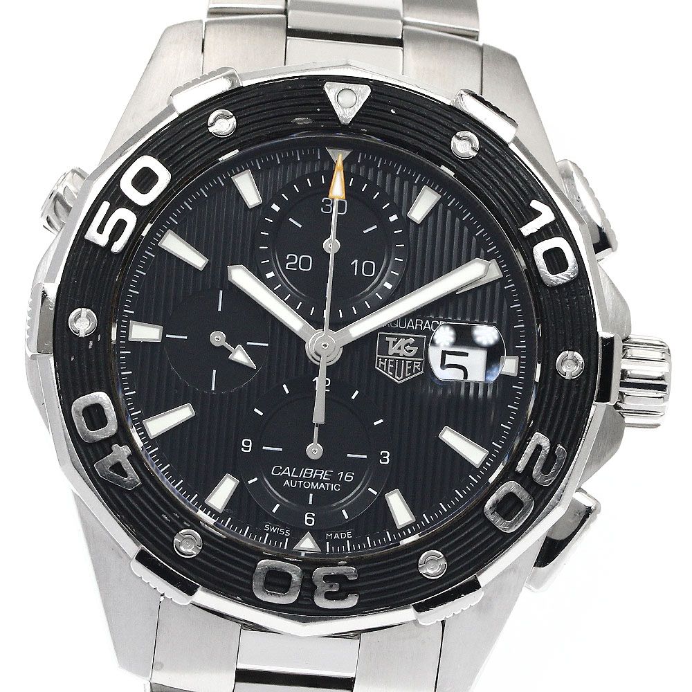 タグホイヤー TAG HEUER CAJ2110 アクアレーサー デイト クロノグラフ 自動巻き メンズ_888116
