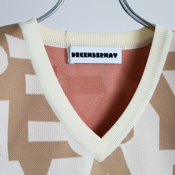 DECEMBERMAY ゴルフ ニット Vネック M DECEMBERMAY ゴルフ ニット V