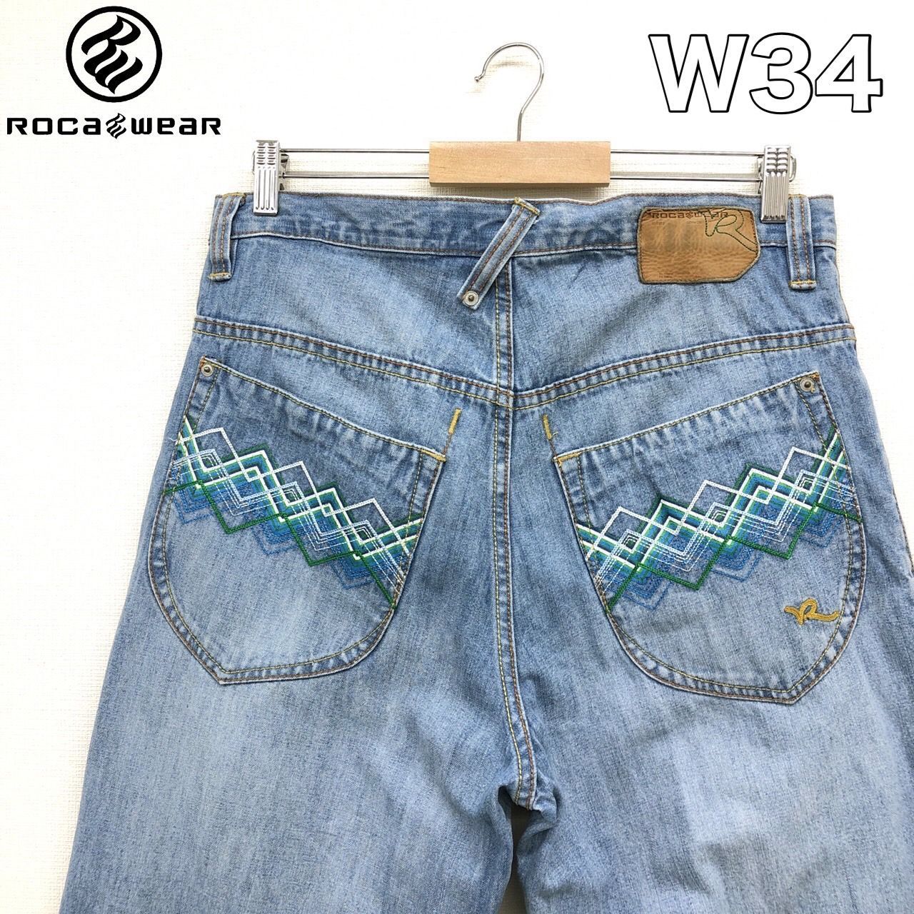 Roca Wear ロカウェア デニム ジーンズ W34