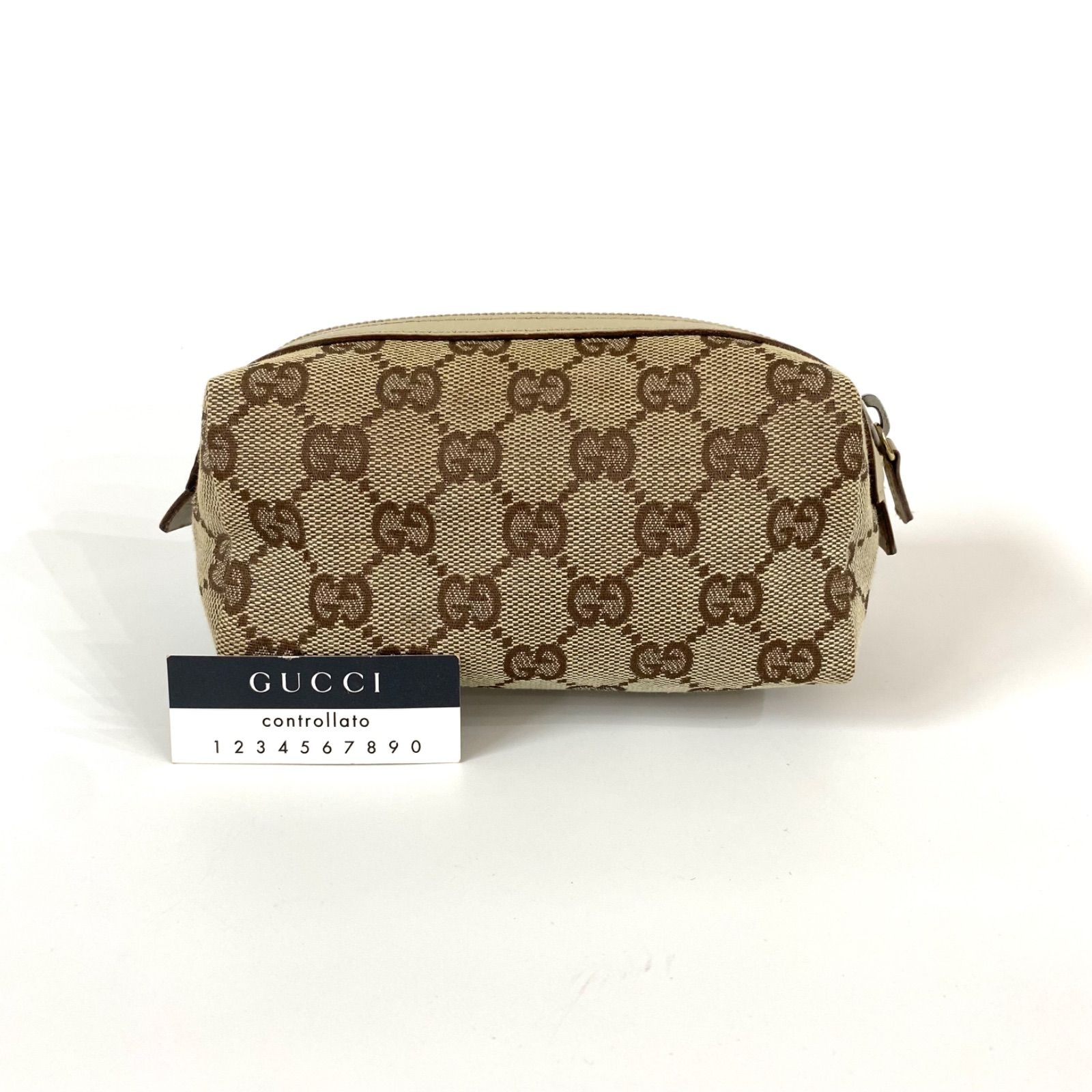 ◼️GUCCI◼️ コスメポーチ マルチポーチ GG柄 小物入れ 化粧ポーチ 