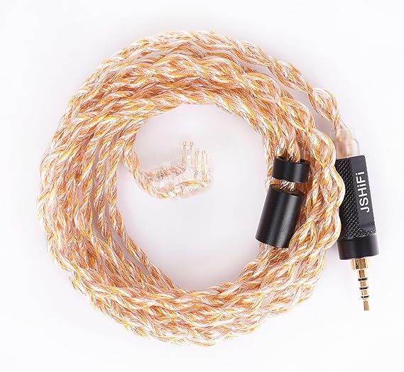 在庫処分】【JSHiFi-Soul】QDC2.5mmリケーブル 金メッキ&銀 在庫処分】【JSHiFi-Soul】QDC2.5mmリケーブル 金メッキ&銀
