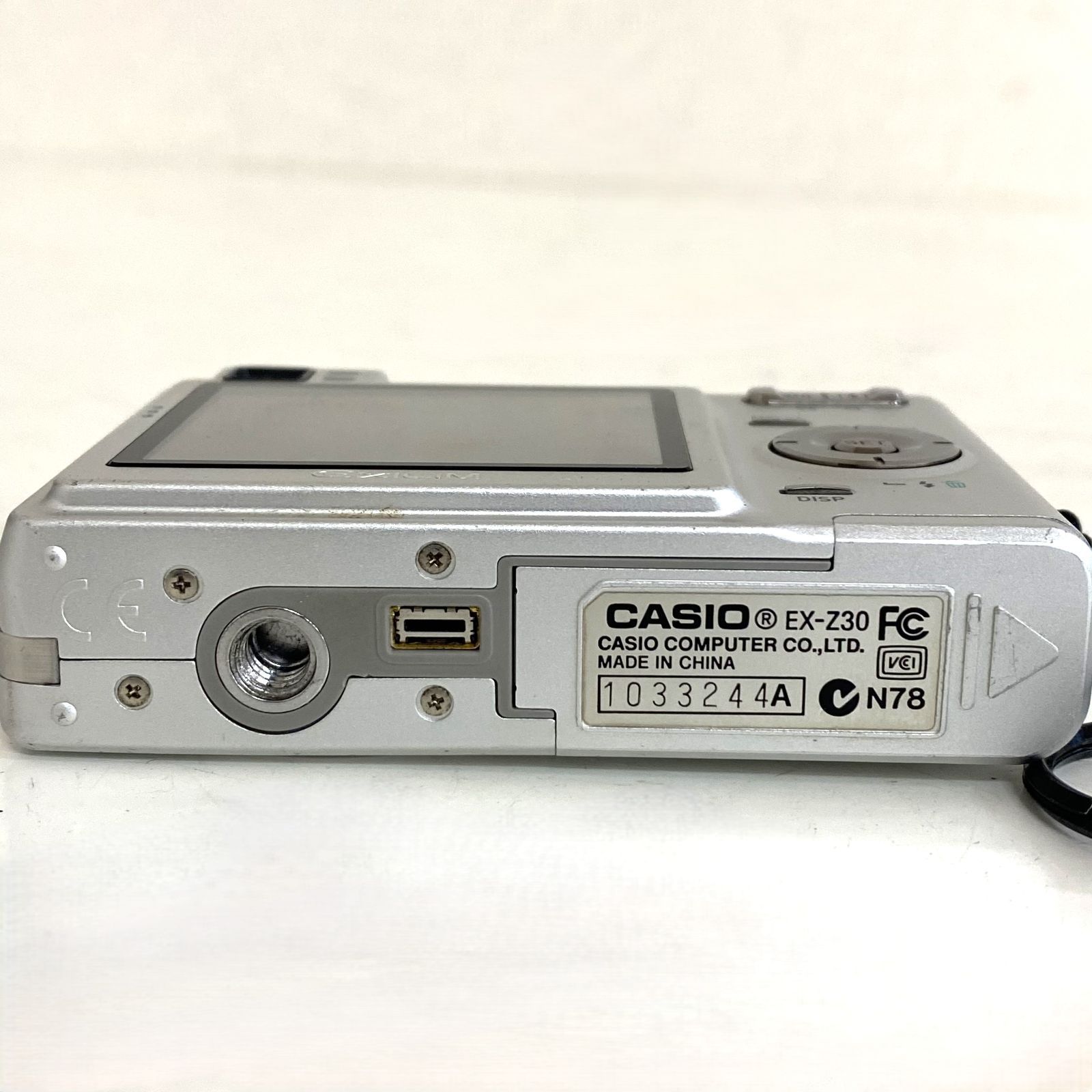 【中古品】CASIO カシオ コンパクトデジタルカメラ EXILIM EX-Z30 シルバー