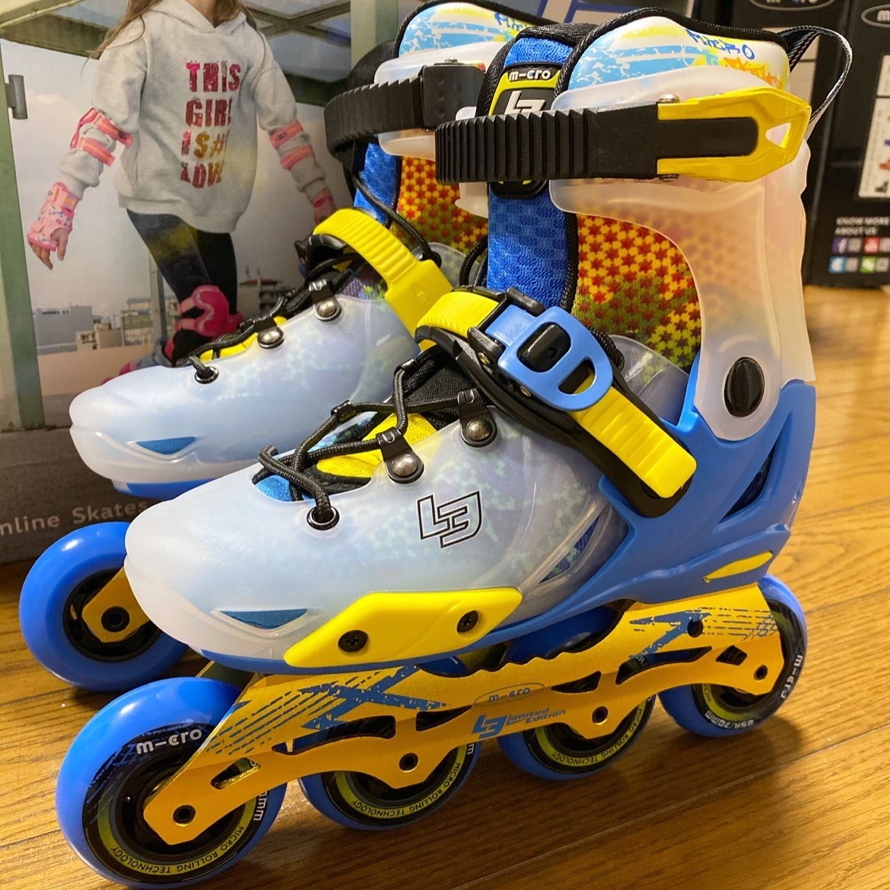 インラインスケート17.5-23 INFINITE LE Micro Skate - メルカリ