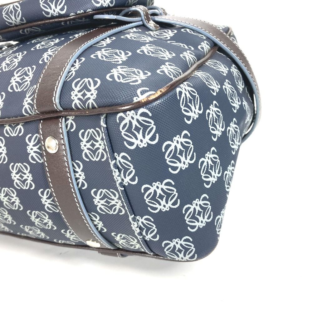 LOEWE ロエベ ボストンバッグ アナグラム ロゴ PVC/レザー