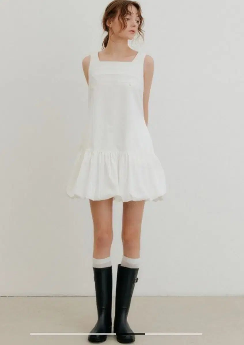 LOOKAST ルッケスト ララ バルーン ミニ ドレス ワンピース S