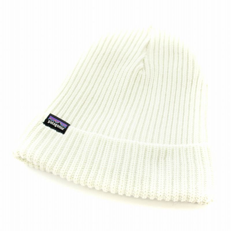 Patagonia ニット帽 ホワイト パタゴニア Patagonia フィッシャーマンズ ロールド ビーニー