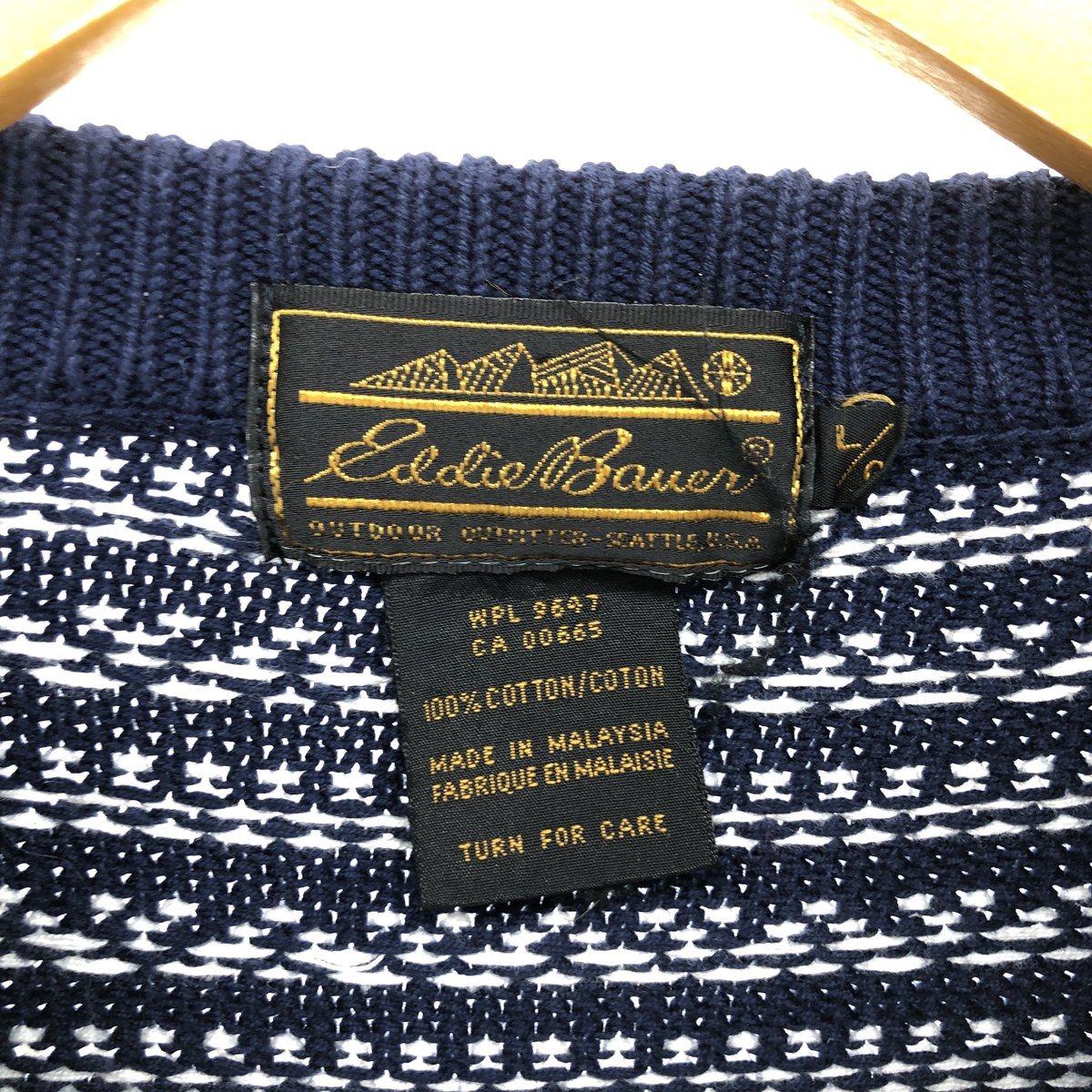 古着 80~90年代 エディーバウアー Eddie Bauer 黒タグ
