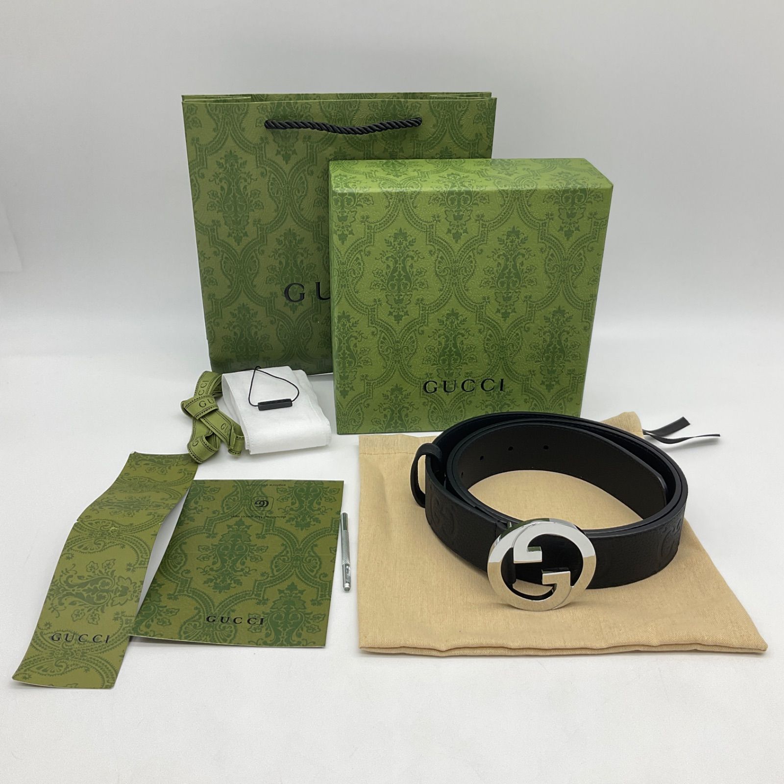 GUCCI グッチベルト　ブロンディ Black Blondie leather belt | GUCCI | NET-A-PORTER