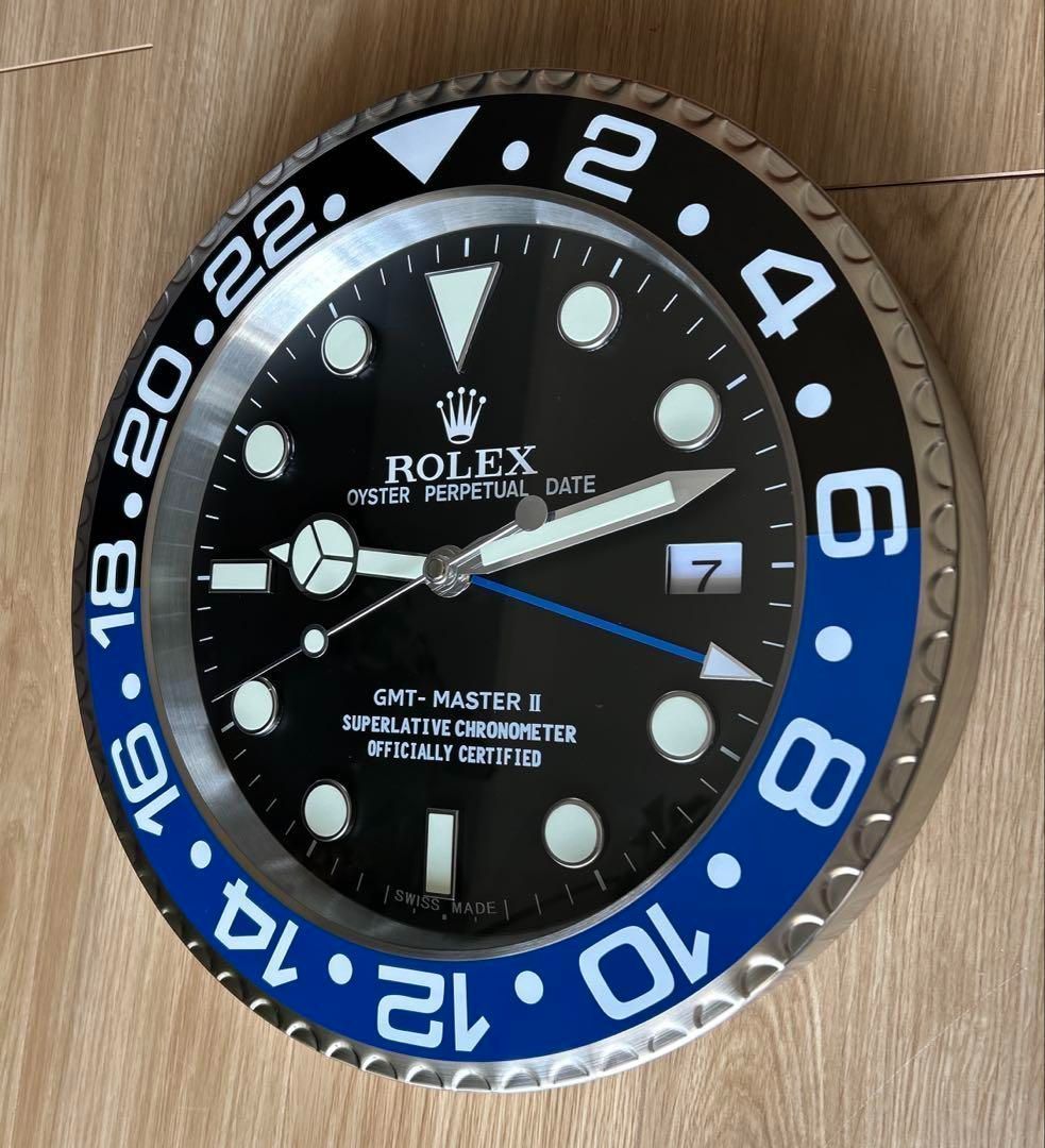 海外販促品 新品 ROLEXロレックス 掛け時計 GMTマスター - メルカリ