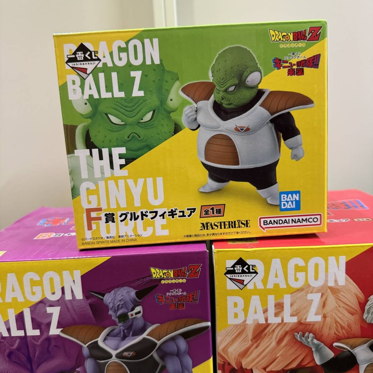 ドラゴンボール　一番くじ　ギニュー特戦隊　グルド　バータ　ジース　ギニュー ドラゴンボール 一番くじ ギニュー特戦隊‼来襲 4月上旬より発売!