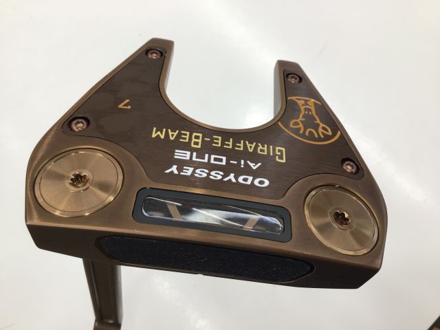 オデッセイ Ai-ONE GIRAFFE-BEAM 7 34インチ パター PT STROKE LAB 90 スチール フレックスその他 メンズ 男性用 右利き 右用 Bランク ゴルフクラブ