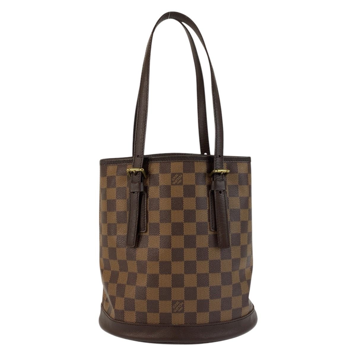 LOUIS VUITTON ルイヴィトン ダミエ マレ ブラウン ゴールド金具