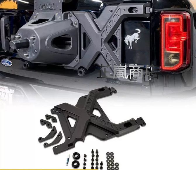 フォード ブロンコ 用 テールゲート ヒンジ強化キット スペアタイヤマウント アップグレードパーツ