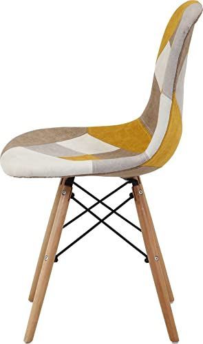 イエロー ダイニングチェア