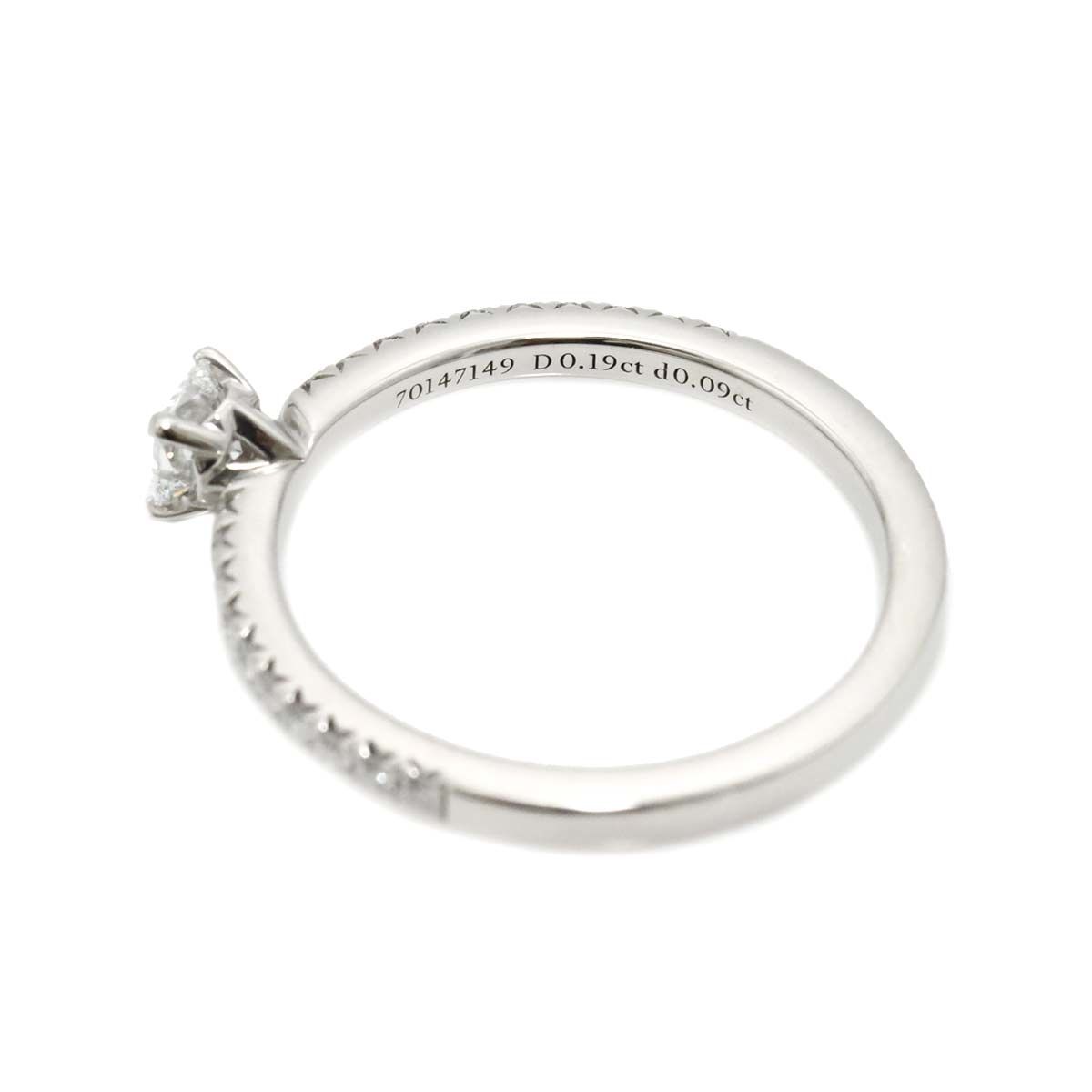 ティファニー TIFFANY&CO. ノヴォ 8号 リング ダイヤ 0.19ct 0.09ct Pt  