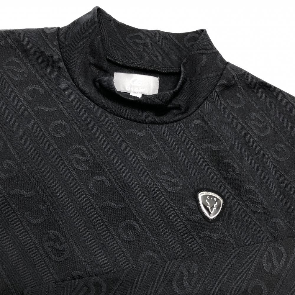 長袖ハイネックシャツ 黒