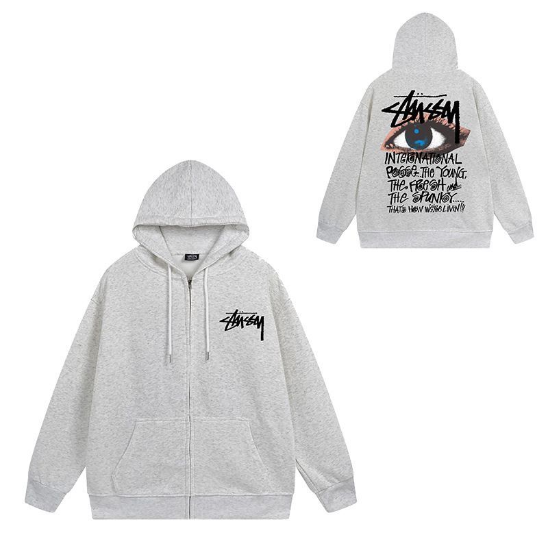 新品未使用」STUSSY トップス スウェットパーカー コートフード付き ジャージ 厚手 メンズ レディース 長袖 アウター 秋服 冬服 裏起毛 ジップ パーカー 保温 防寒 ステューシー ファスナー カジュアル トップス スウェット 男女兼用 通勤 通学 - メルカリ