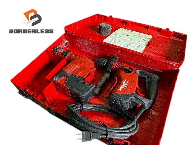 HILTI ヒルティ 100V ハンマードリル TE6-S 集じんシステム TE6-DRS ケース付 SDSプラス コード式 ハンマドリル 穴あけ 107620