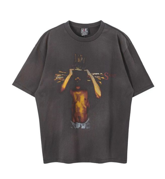 SAINT MICHAEL WE LIVE HELL セントマイケル Tシャツ