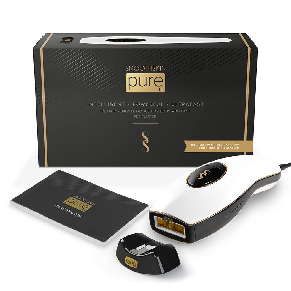 スムーズスキン pure fit 家庭用 光脱毛器 100万回照射 ヒゲ脱毛 産毛