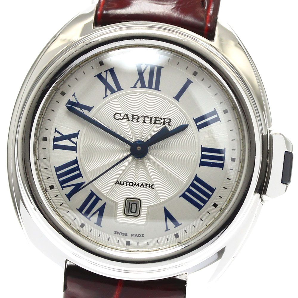 カルティエ CARTIER WSCL0016 クレ ドゥ カルティエ デイト 自動巻き レディース保証書付き_890582