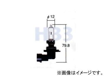 トヨタ/タクティー ヘッドランプ（ハイビーム）用バルブ ハイルックス ハロゲン HB3（9005） V9119-3005 入数：1個 ダイハツ ミラ カスタム ムーヴ カスタム