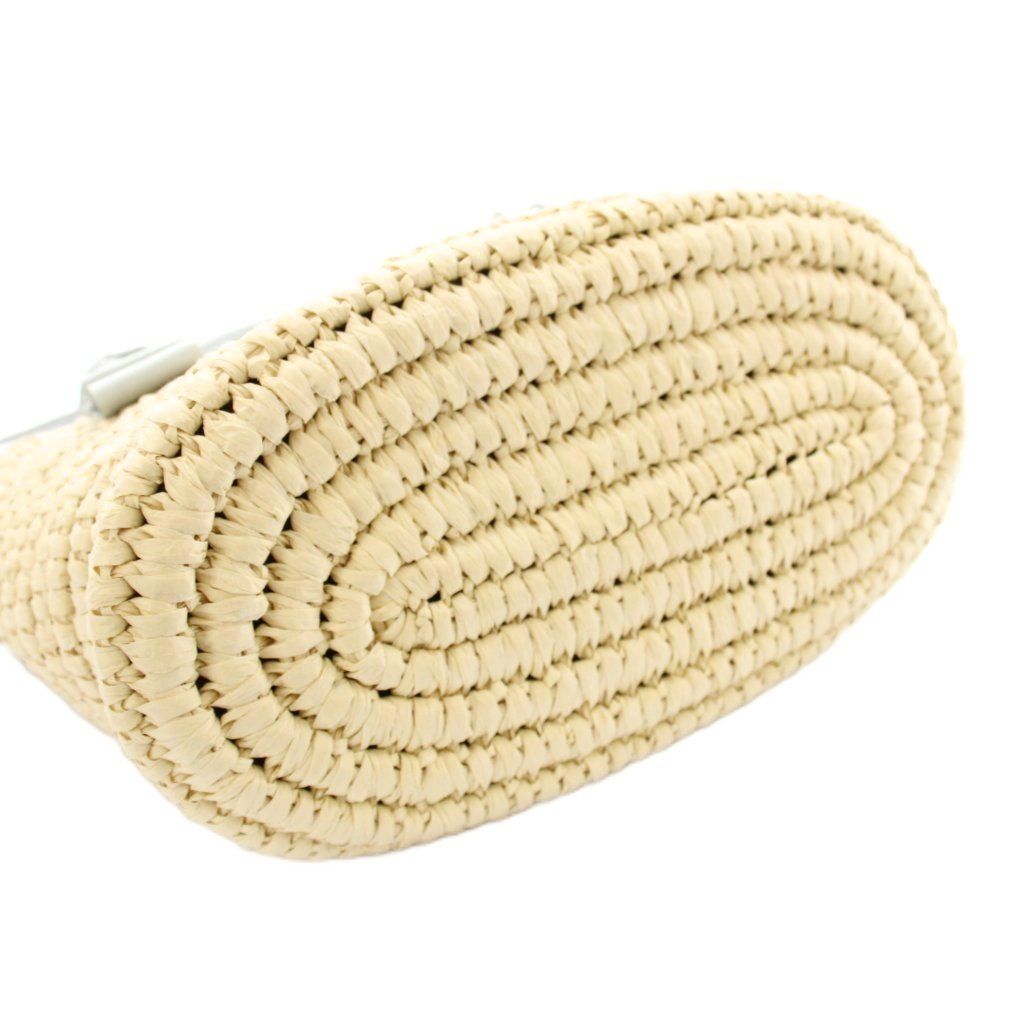 アンテプリマ ANTEPRIMA MISTO オルタ ラフィア スモール かごバッグ ショルダーバッグ ハンドバッグ 2WAY ベージュ シルバー KU DECORATOM_COM_BR