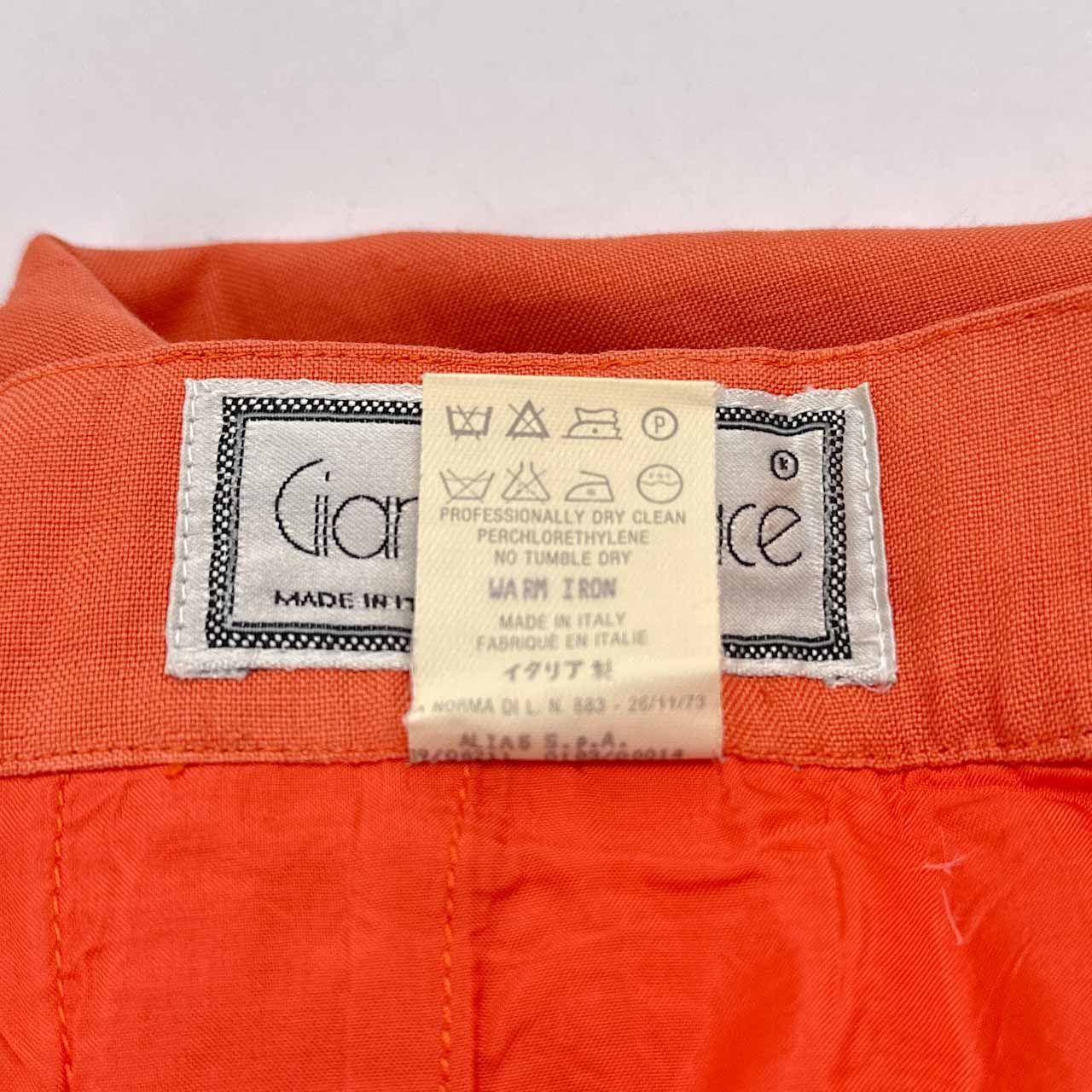 gianni versace、キュロット イタリア製 80s 90s Gianni Versace 希少 初期タグ リネン