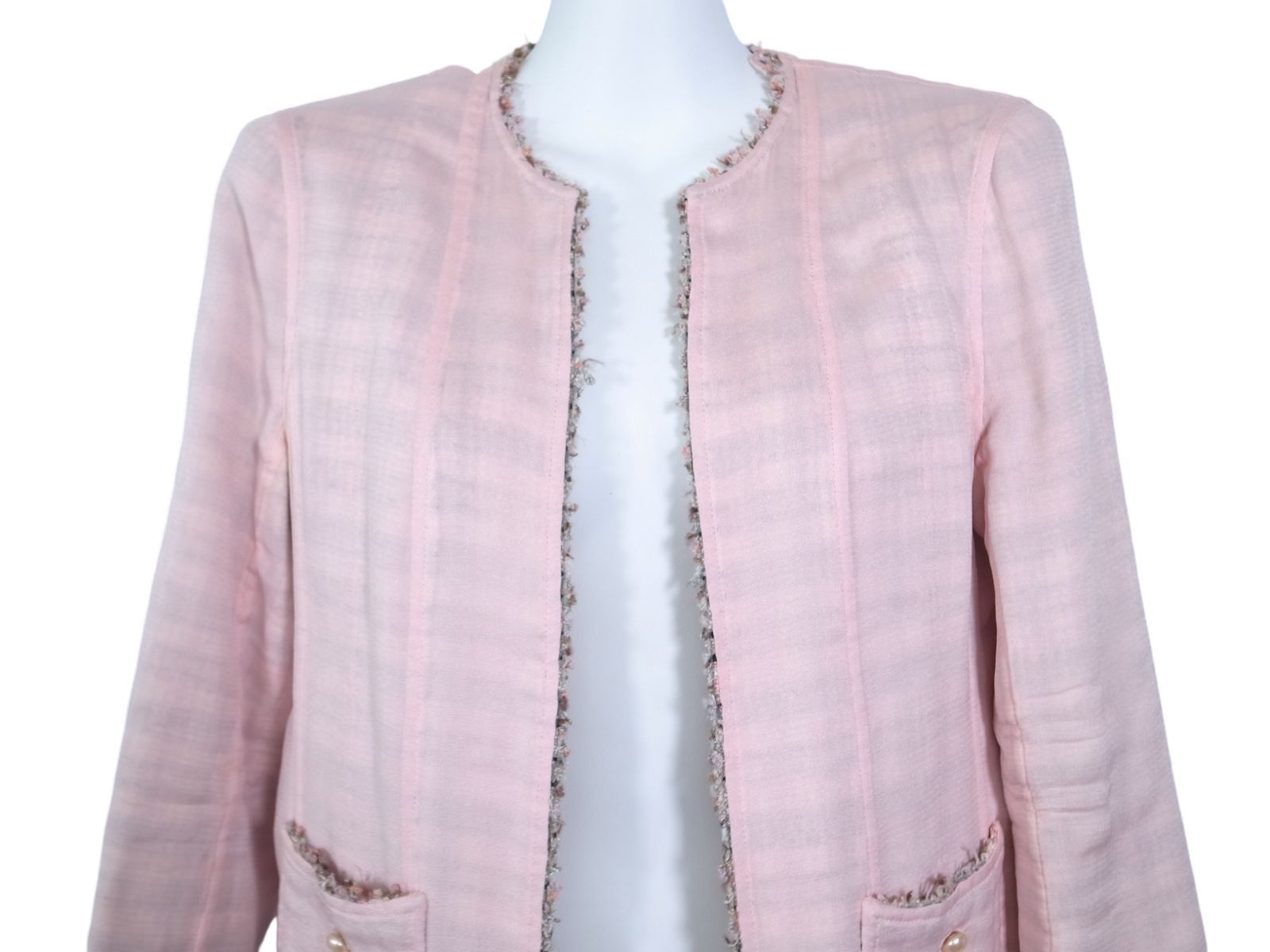 CHANEL シャネル♪Aライン　ツイード　ジャケット♪ CHANEL シャネル ジャケット 貴重で珍しい! グレー ブラック