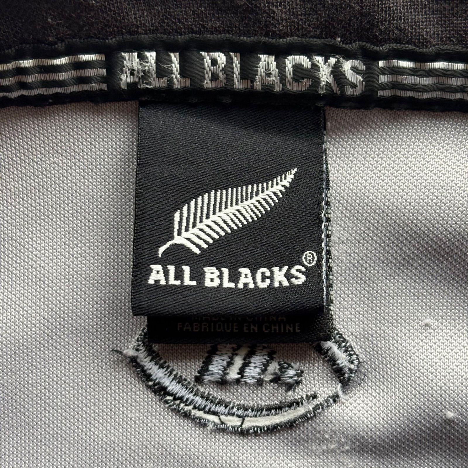 90s 00s ニュージーランド製 アディダス オールブラックス ラガーシャツ アディダス adidas オールブラックス ラガーシャツ