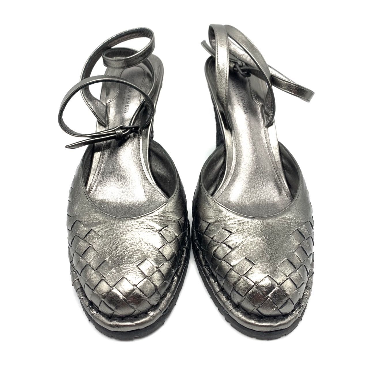BOTTEGA VENETA ボッテガヴェネタ サンダル ウェッジソール サイズ【39 