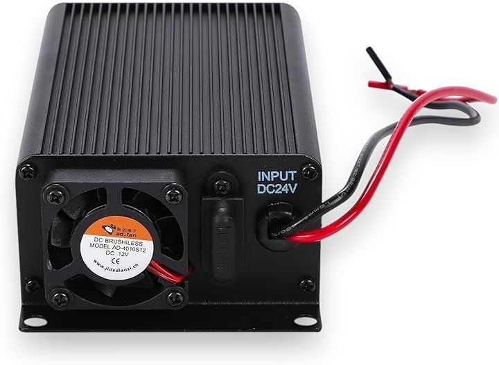 Kanoan DCコンバーター DC24V＞DC13.8V MAX 65A 大容量 冷却ファン