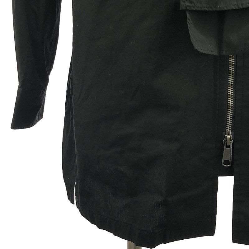 Ground Y / グラウンドワイ | 2023AW | ジップ オーバー シャツ