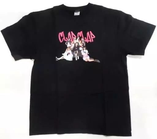 中古】衣類 NiziU Tシャツ ブラック Sサイズ 「CLAP CLAP」 リリース