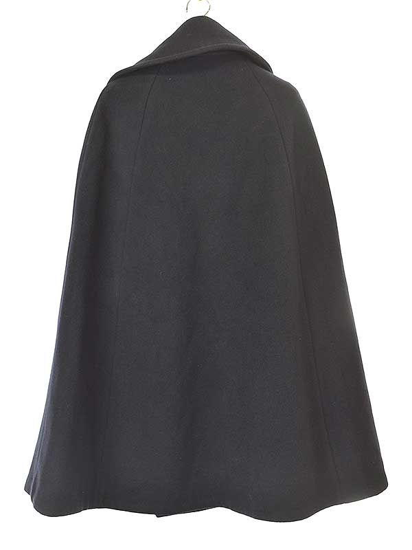 MADISON BLUE マディソンブルー 18AW BIG P CAPE カシミヤ混ケープ