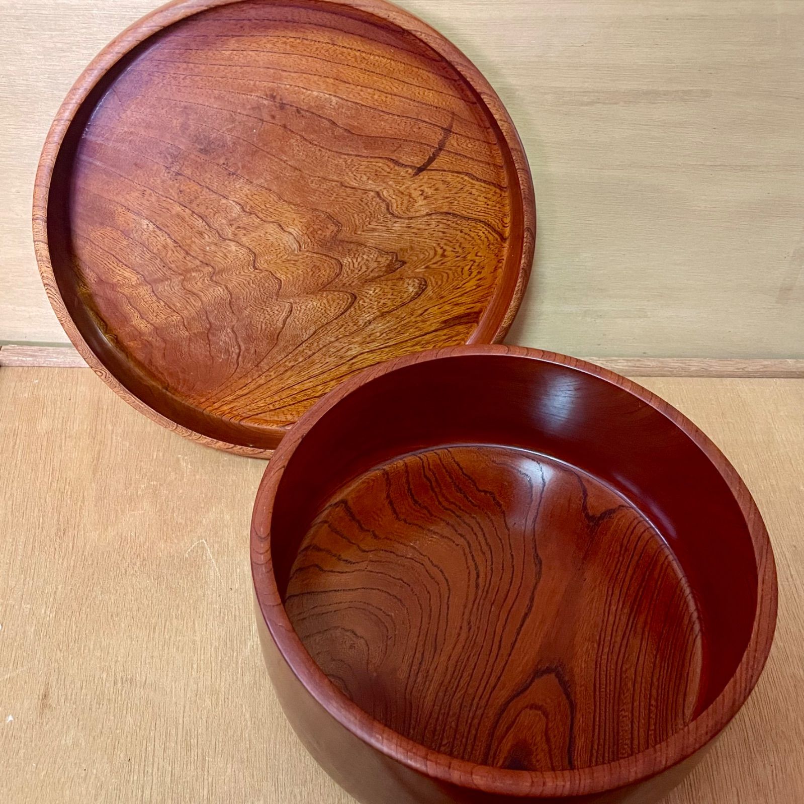 茶櫃 茶道具 茶びつ お盆 木製 レトロ ヴィンテージ - メルカリ
