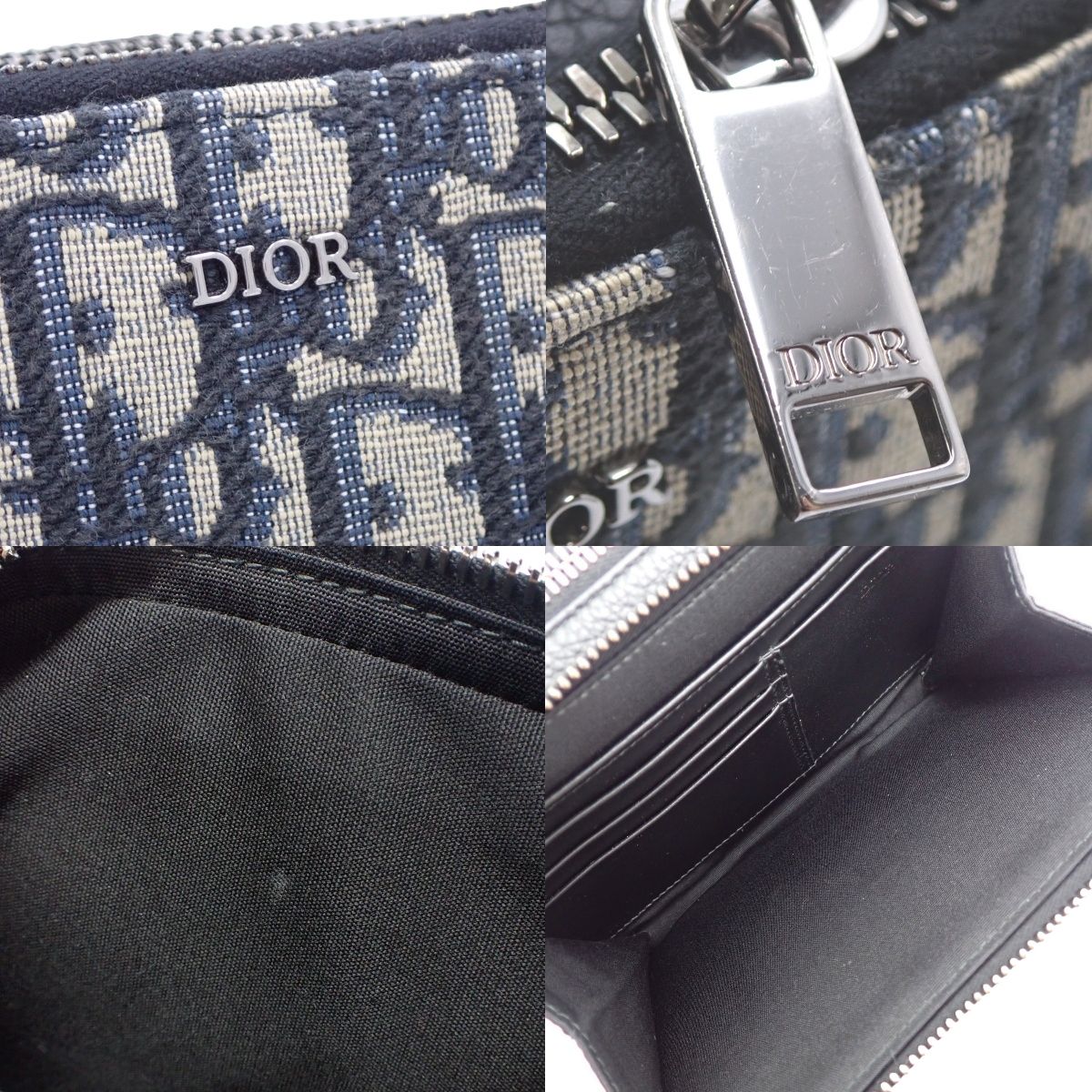 Dior ショルダーバッグ ストラップ付き ジップポーチ 定番商品】Dior ストラップ付きジップポーチ (Dior/ショルダー