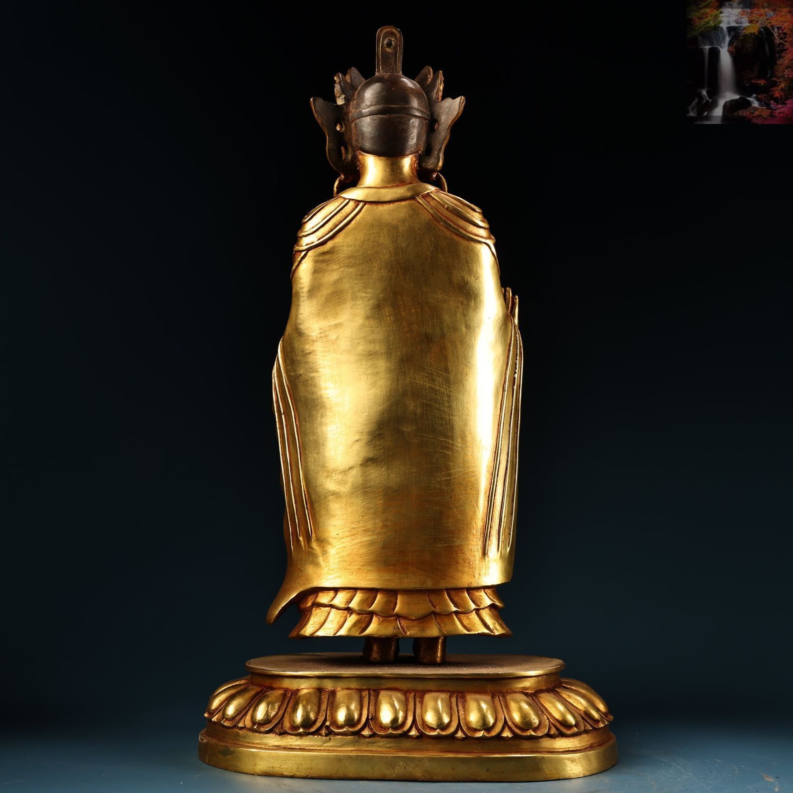 旧家蔵出し 銅製 塗金 浮彫 鏨刻 北魏仏像 仏像 密宗密教 供養品