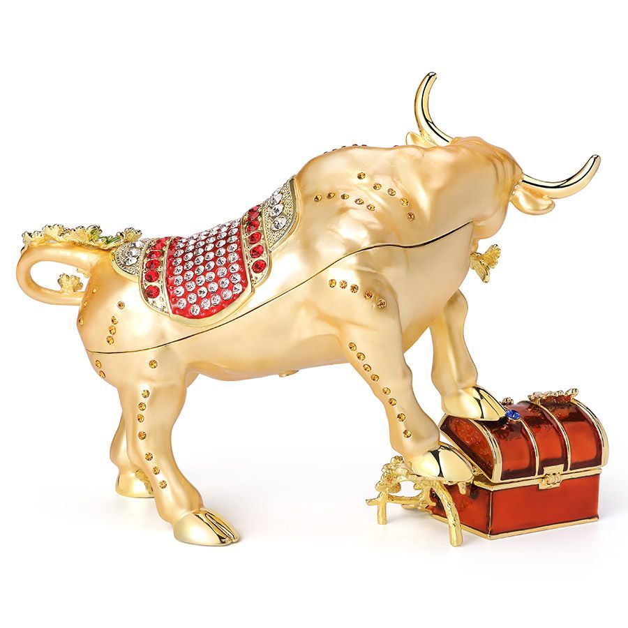 EX608 金福 宝丑 干支 牛 縁起物 誕生日プレゼント 女性