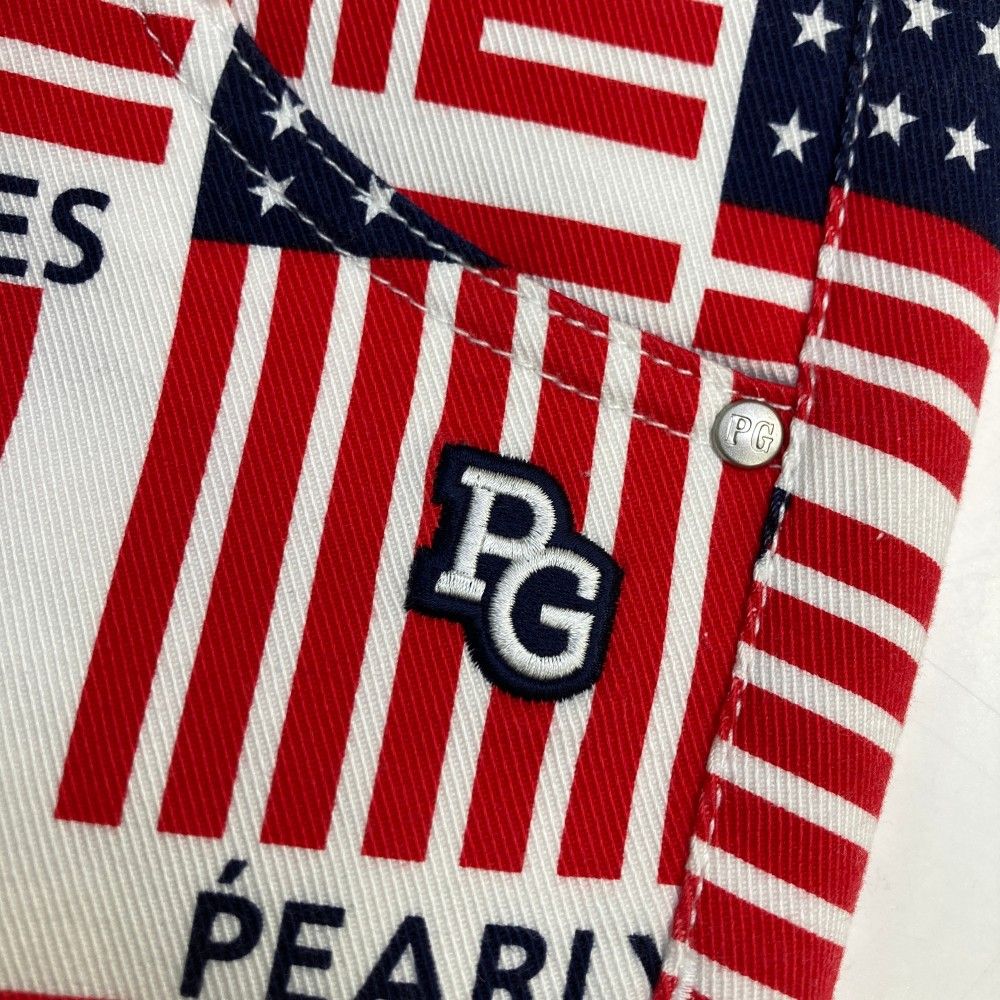 サイズ：0 PEARLY GATES パーリーゲイツ 055-0231024 パンツ 星条旗 レッド系 [240101489627] ゴルフウェア レディース ストスト サイズ：0 PEARLY GATES パーリーゲイツ 055-0231024 パンツ 星条旗